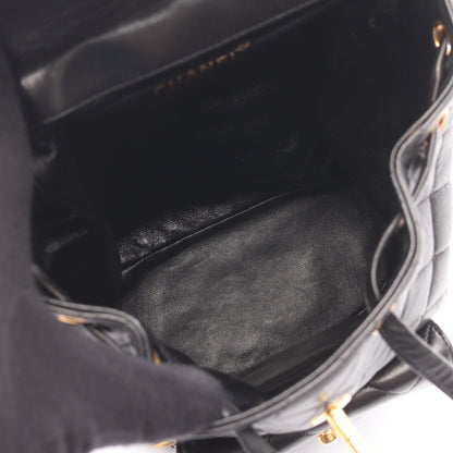 マトラッセ バックパック リュックサック ラムスキン ブラック ゴールド金具 シャネル バッグ CHANEL