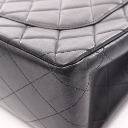 デカマトラッセ30 シングルフラップ Wチェーンショルダーバッグ ラムスキン ブラック ゴールド金具 シャネル バッグ CHANEL