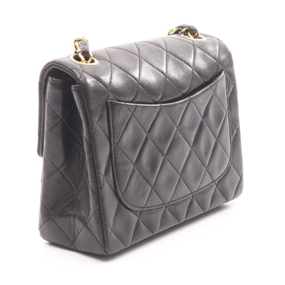 ミニマトラッセ チェーンショルダーバッグ ラムスキン ブラック ゴールド金具 シャネル バッグ CHANEL