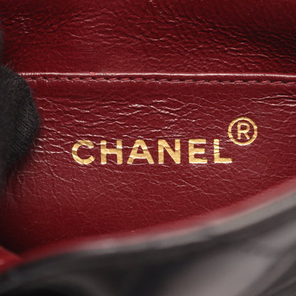 ミニマトラッセ チェーンショルダーバッグ ラムスキン ブラック ゴールド金具 シャネル バッグ CHANEL