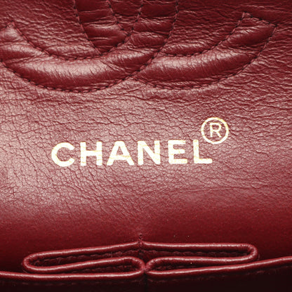 マトラッセ Wフラップ Wチェーンショルダーバッグ ラムスキン ブラック ゴールド金具 シャネル バッグ CHANEL