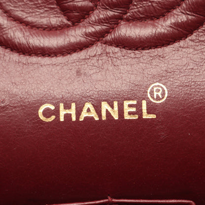 マトラッセ Wフラップ Wチェーンショルダーバッグ ラムスキン ブラック ゴールド金具 シャネル バッグ CHANEL