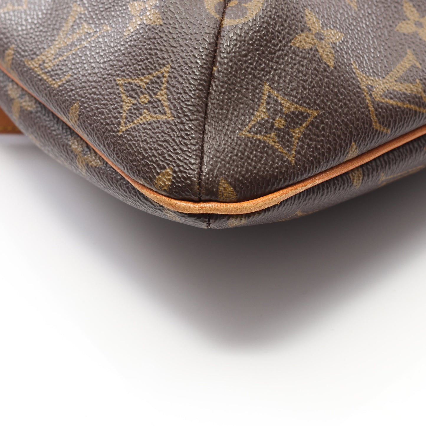 ミュゼット モノグラム ショルダーバッグ PVC レザー ブラウン ルイヴィトン バッグ LOUIS VUITTON