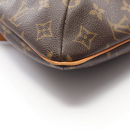 ミュゼット モノグラム ショルダーバッグ PVC レザー ブラウン ルイヴィトン バッグ LOUIS VUITTON