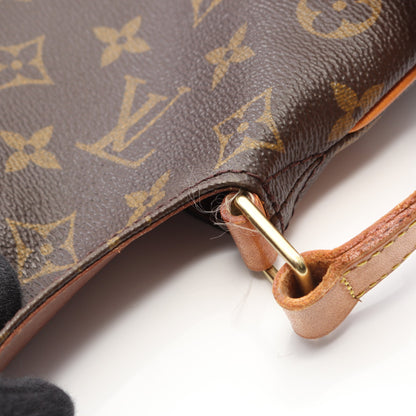 ミュゼット モノグラム ショルダーバッグ PVC レザー ブラウン ルイヴィトン バッグ LOUIS VUITTON