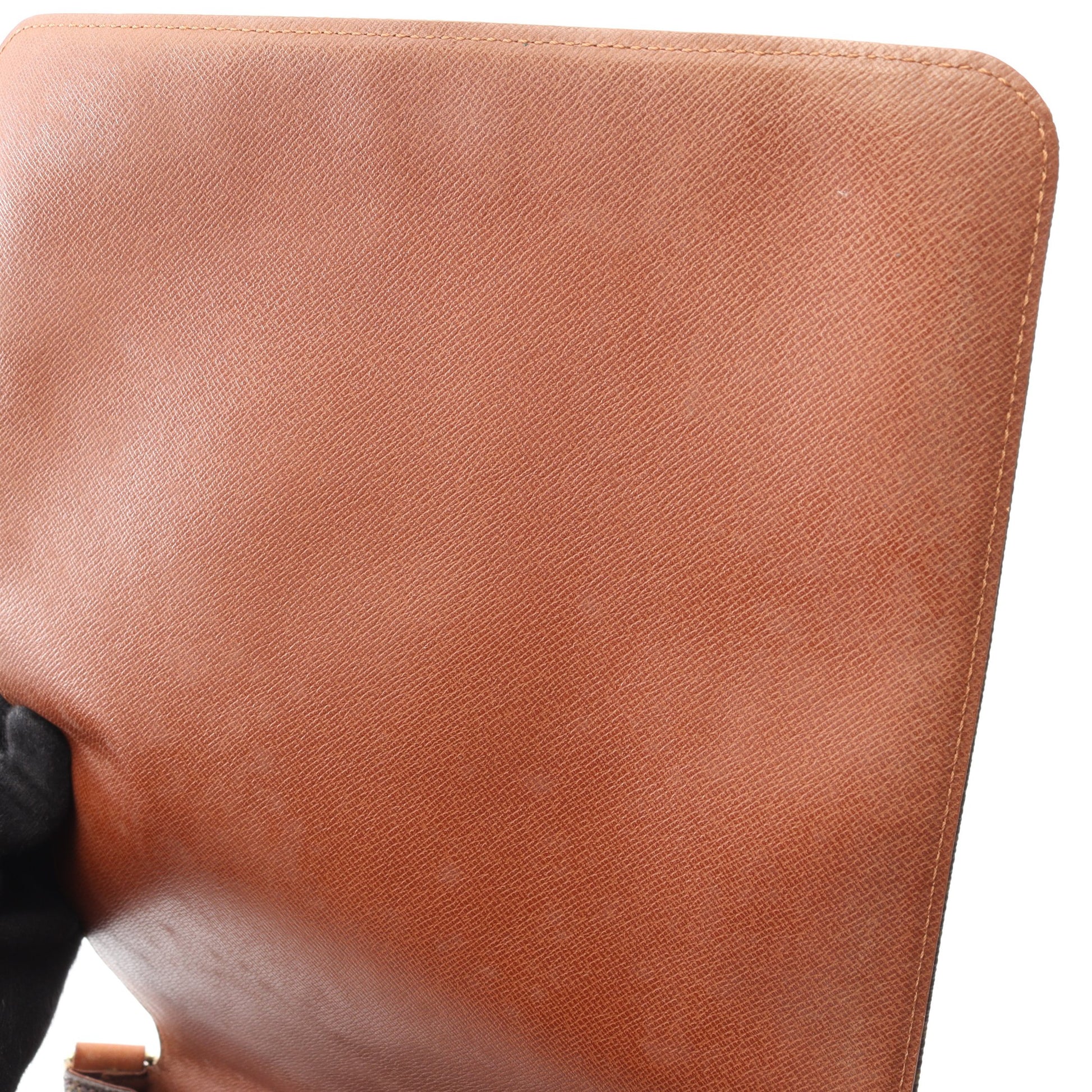 ミュゼット モノグラム ショルダーバッグ PVC レザー ブラウン ルイヴィトン バッグ LOUIS VUITTON