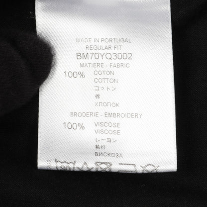 Tシャツ クルーネック ロゴプリント コットン ブラック マルチカラー ジバンシィ トップス GIVENCHY