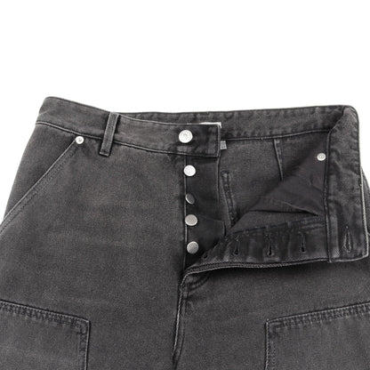 カーペンターデニムパンツ デニムパンツ コットン ダークグレー ボタンフライ ディオール ボトムス DIOR