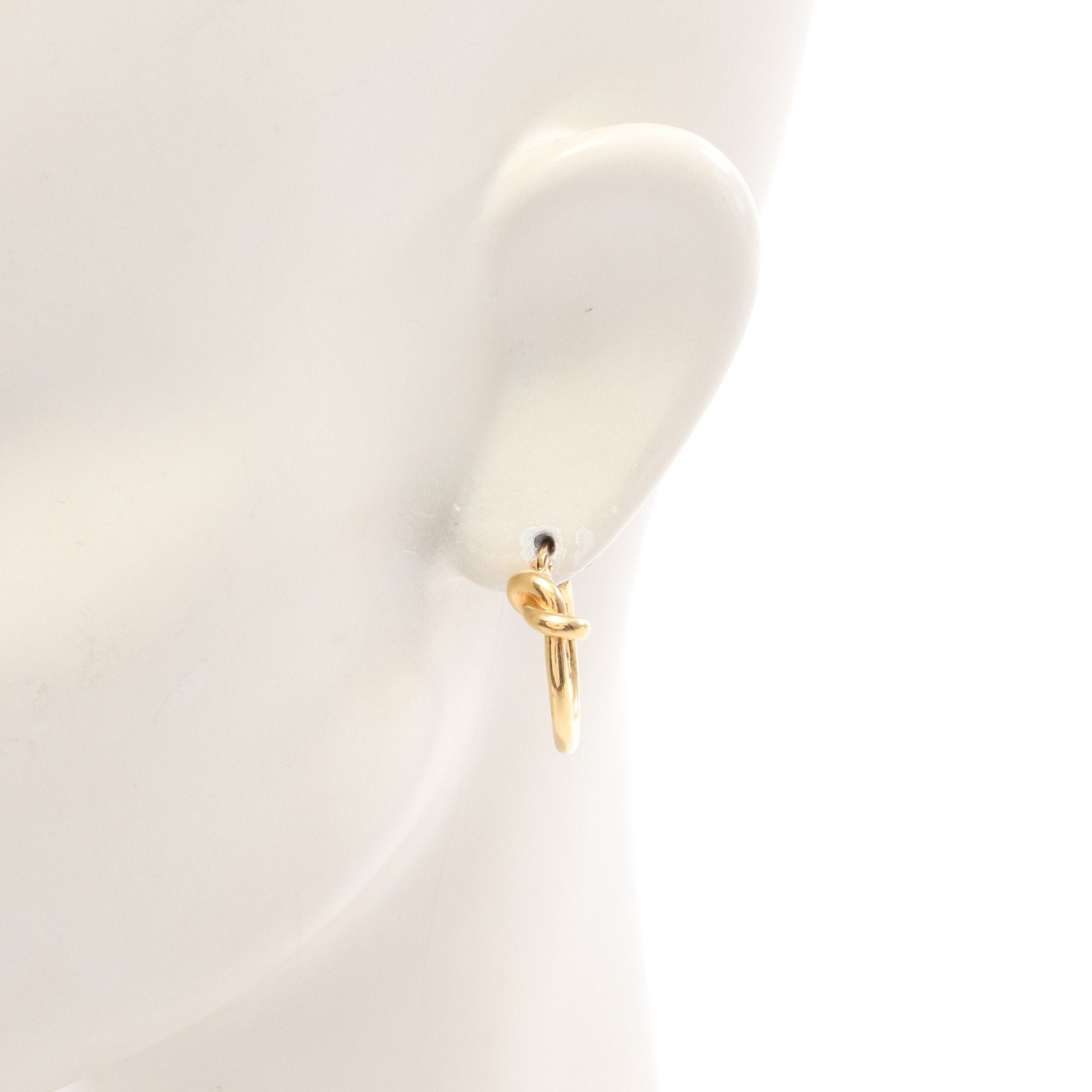 ノット スモールフープ ピアス GP ゴールド セリーヌ – RECLO