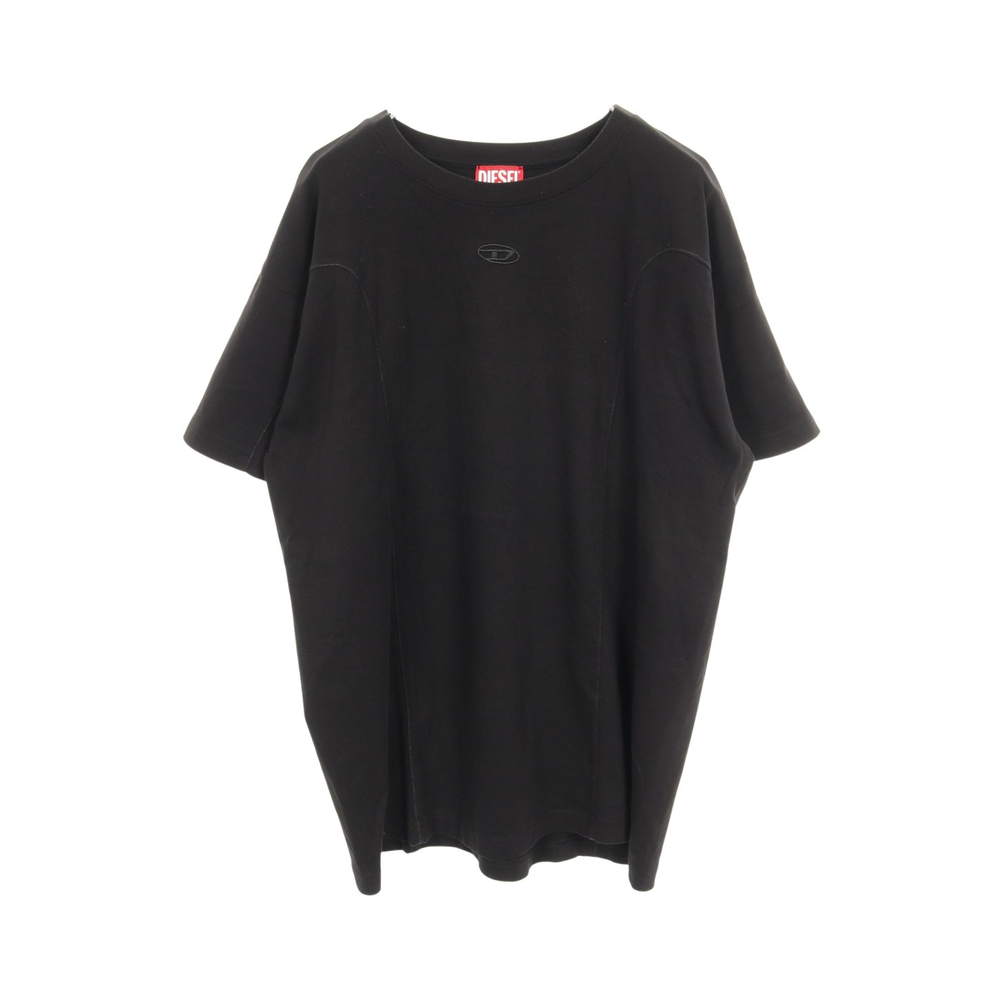 T-NORM-INT Tシャツ ロゴ コットン ブラック ディーゼル トップス DIESEL