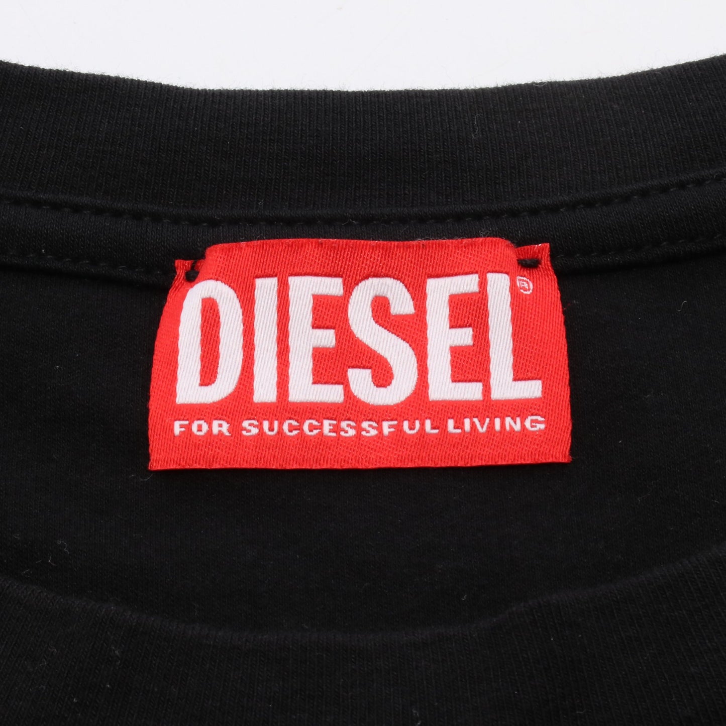 T-NORM-INT Tシャツ ロゴ コットン ブラック ディーゼル トップス DIESEL