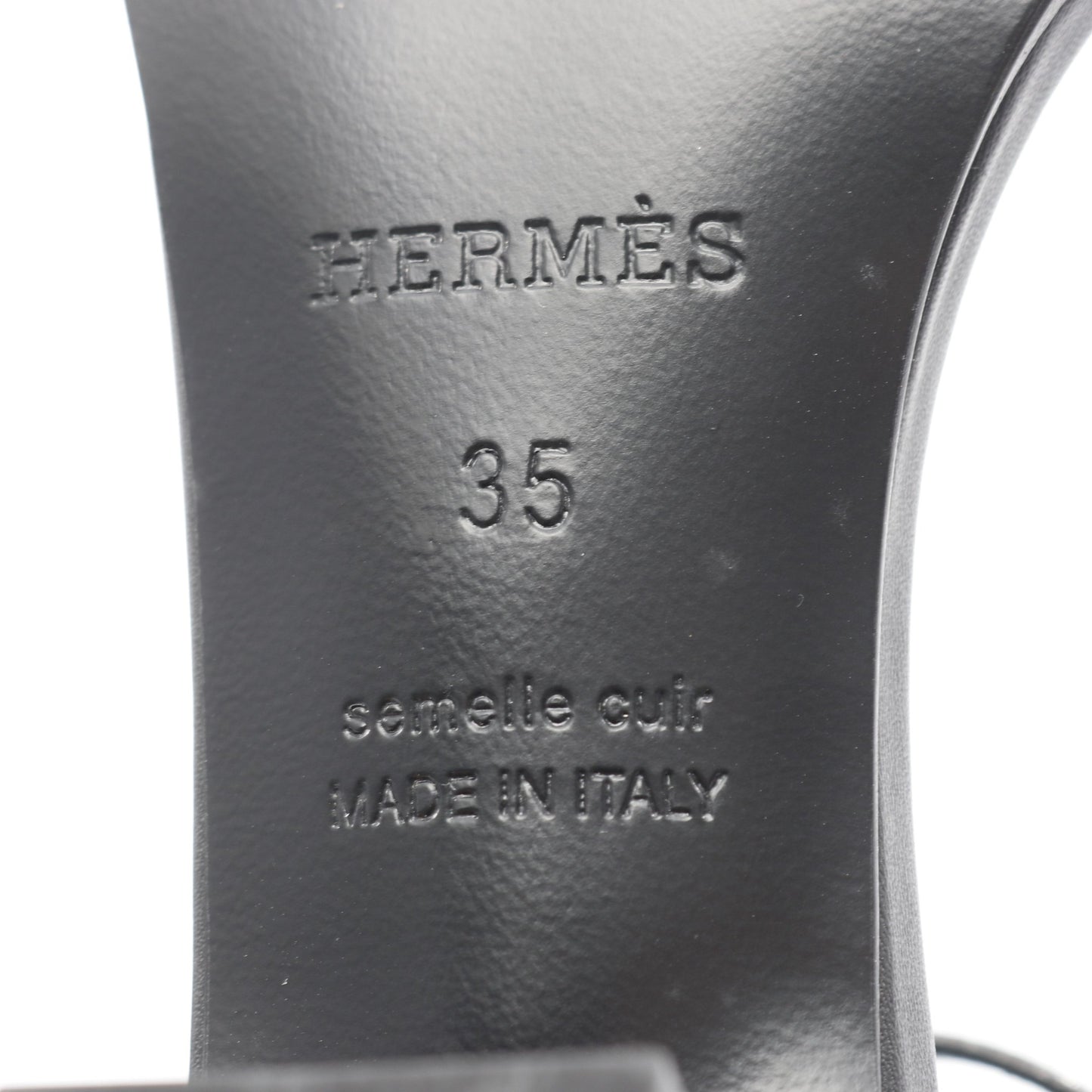マネージュ ケリーベルト サンダル レザー ブラック シルバー エルメス シューズ HERMES