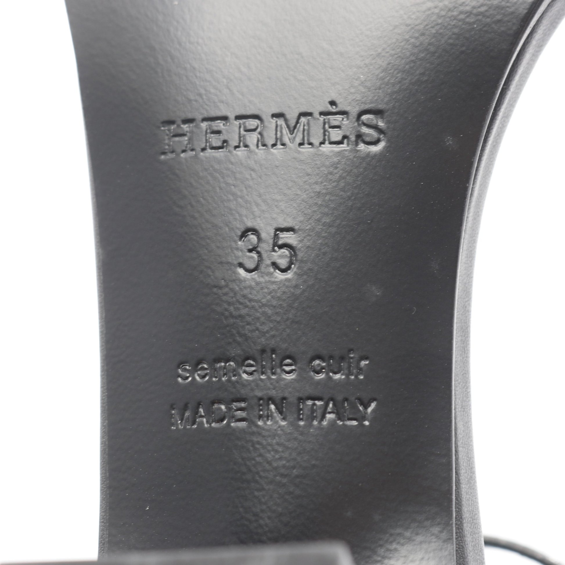 マネージュ ケリーベルト サンダル レザー ブラック シルバー エルメス シューズ HERMES