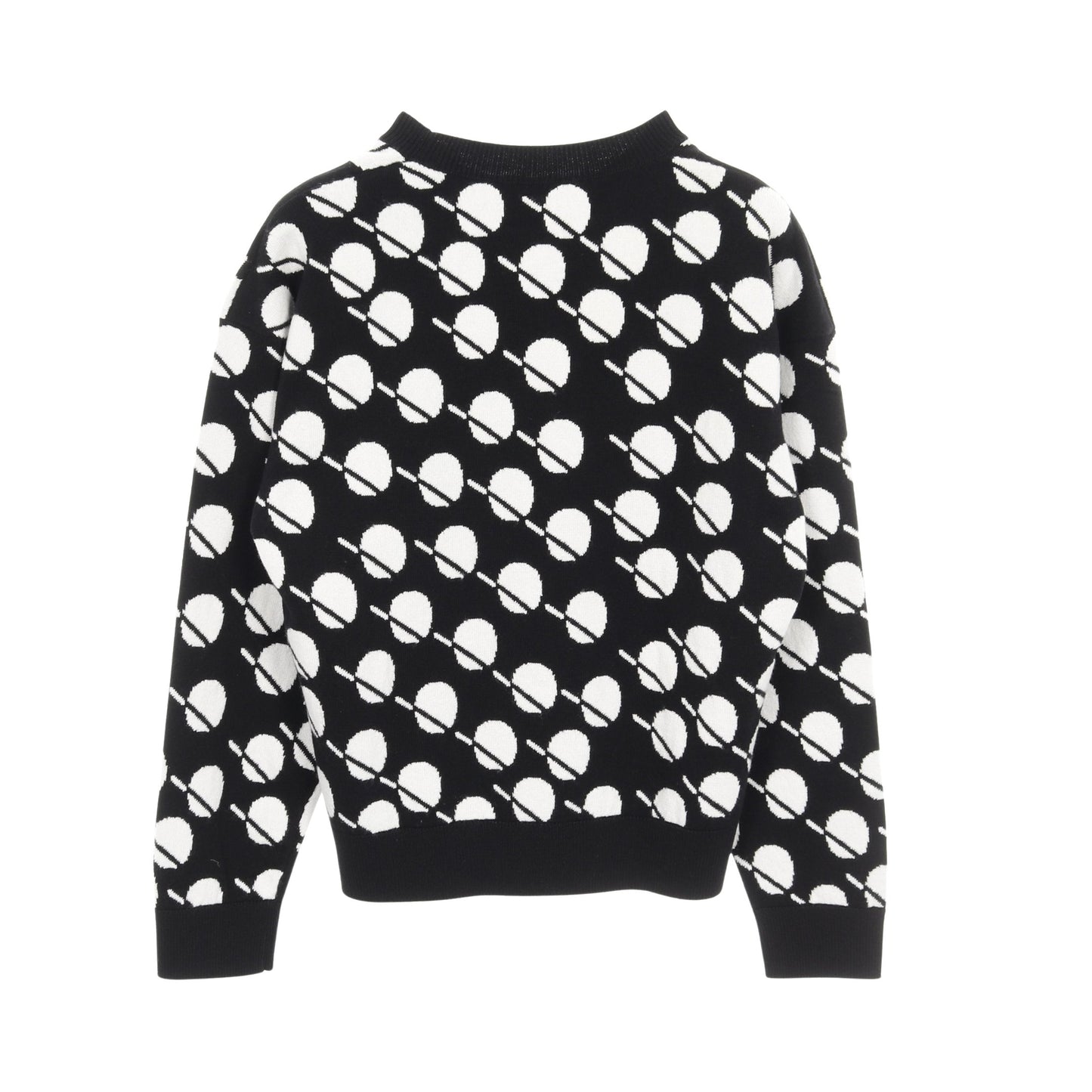 ココマーク フラワーロゴ ニット カシミヤ ブラック ホワイト シャネル トップス CHANEL