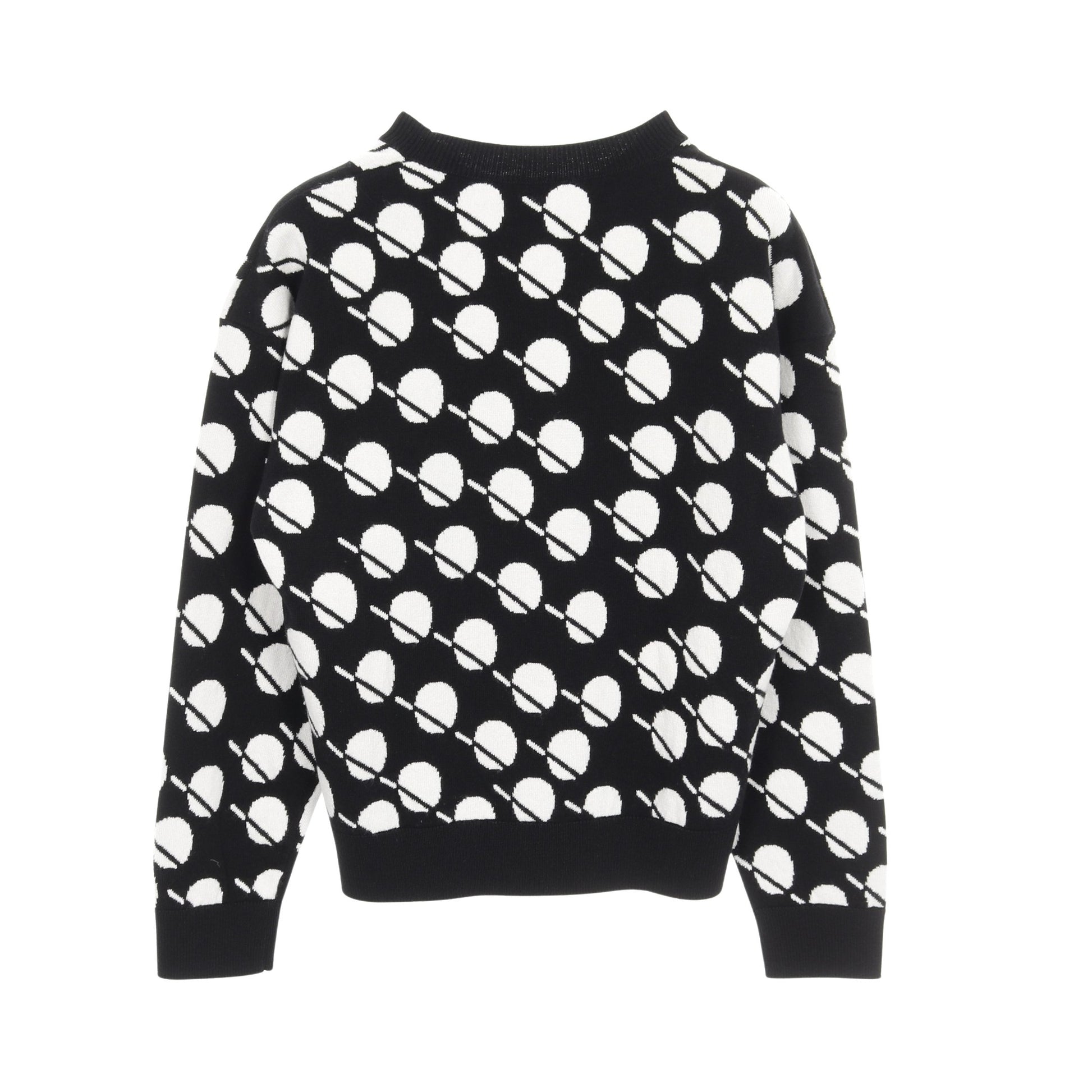 ココマーク フラワーロゴ ニット カシミヤ ブラック ホワイト シャネル トップス CHANEL