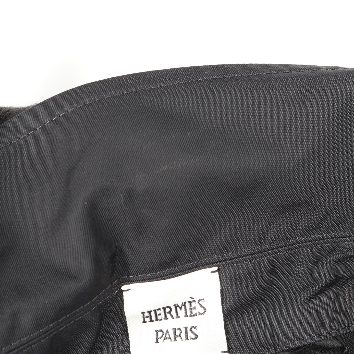 オールインワン 半袖 コットン ブラック ジップアップ エルメス ワンピース HERMES