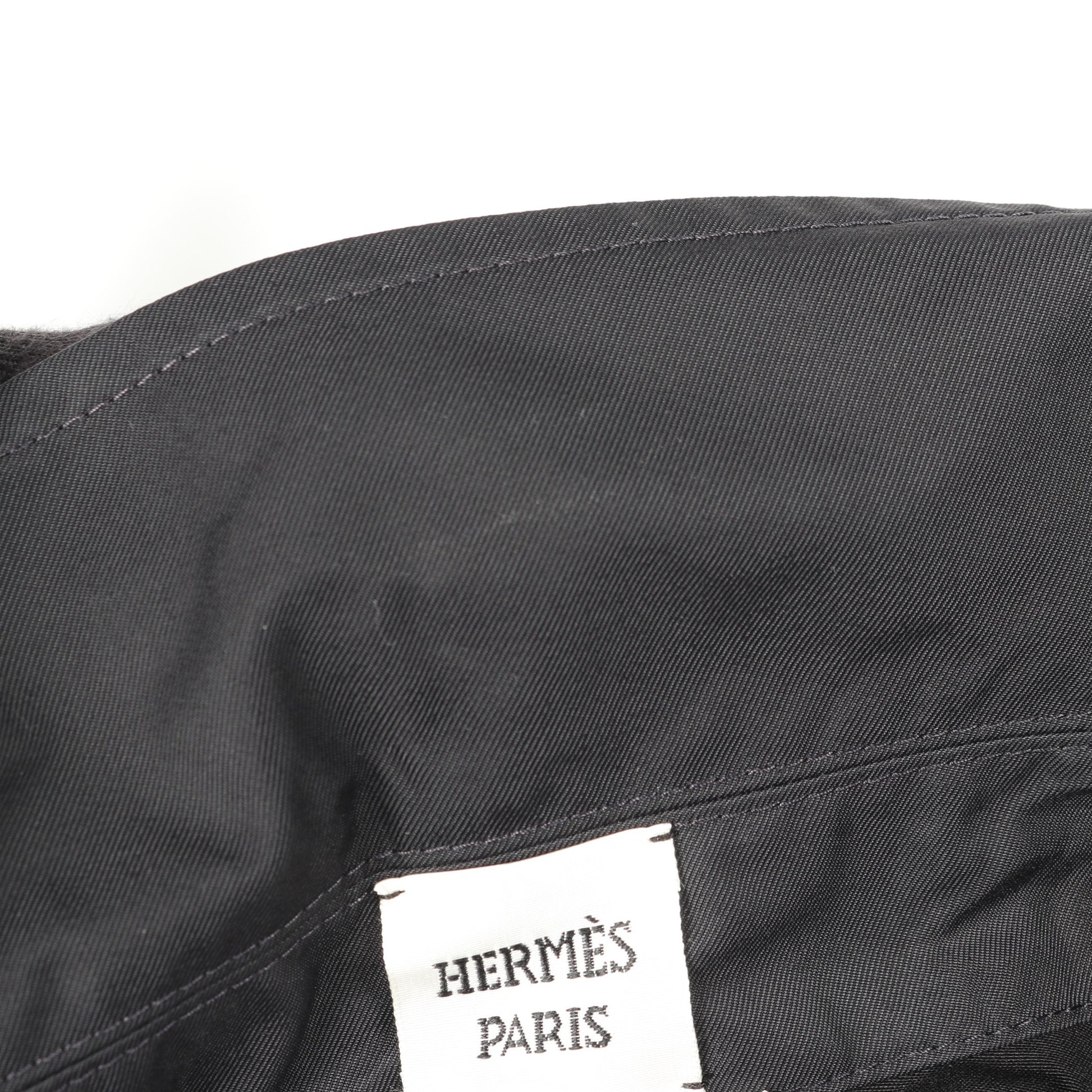 オールインワン 半袖 コットン ブラック ジップアップ エルメス ワンピース HERMES