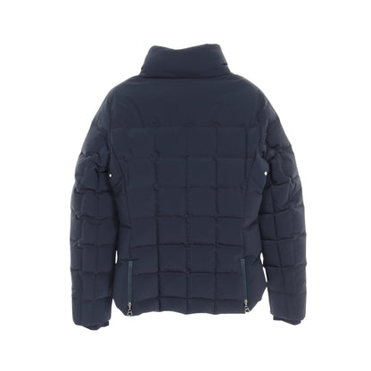 ダウンジャケット ポリアミド ネイビー フード付き エルメス アウター HERMES