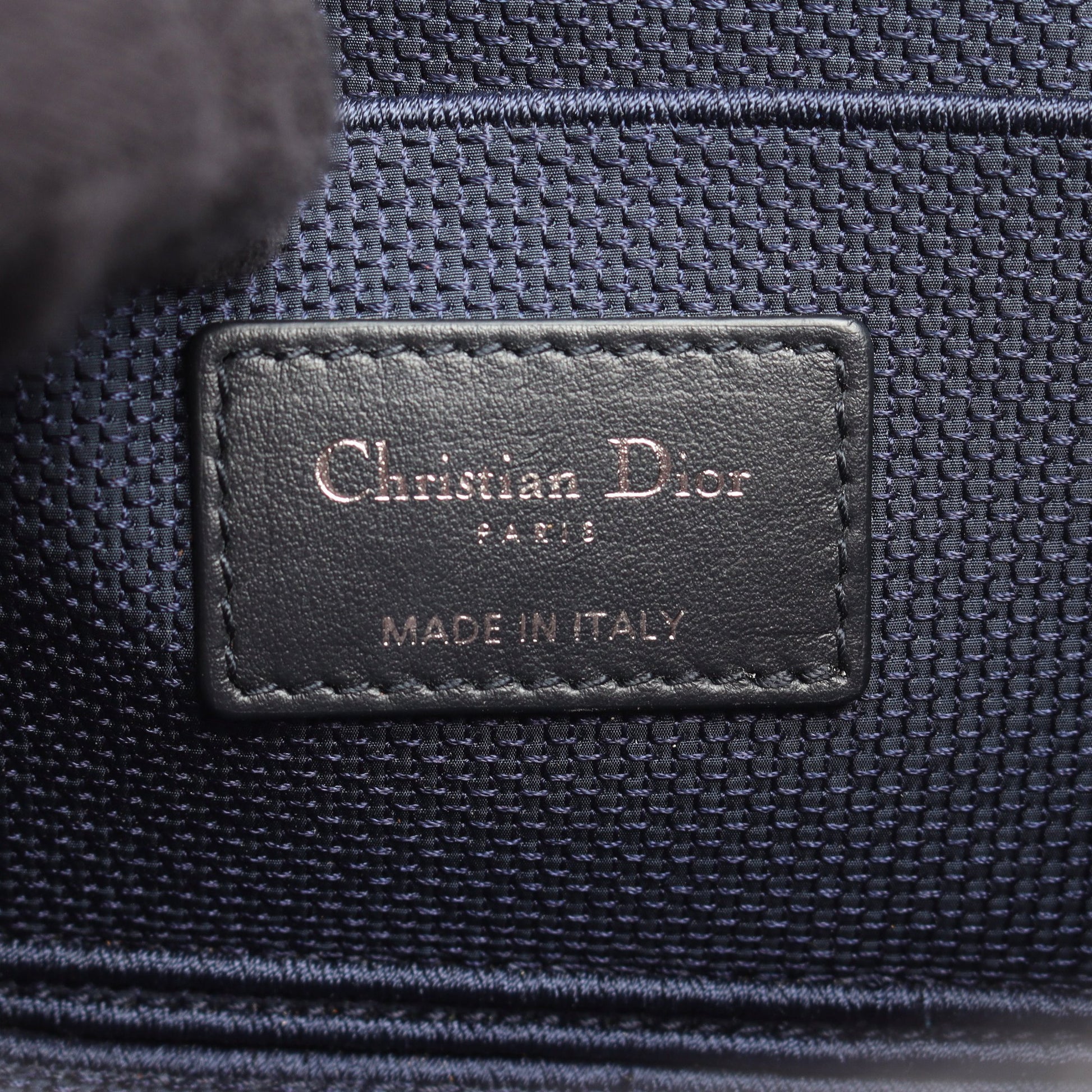 TRAVEL スモール ヴァニティ ハンドバッグ キャンバス ネイビー ホワイト レッド 2WAY クリスチャンディオール バッグ Christian Dior