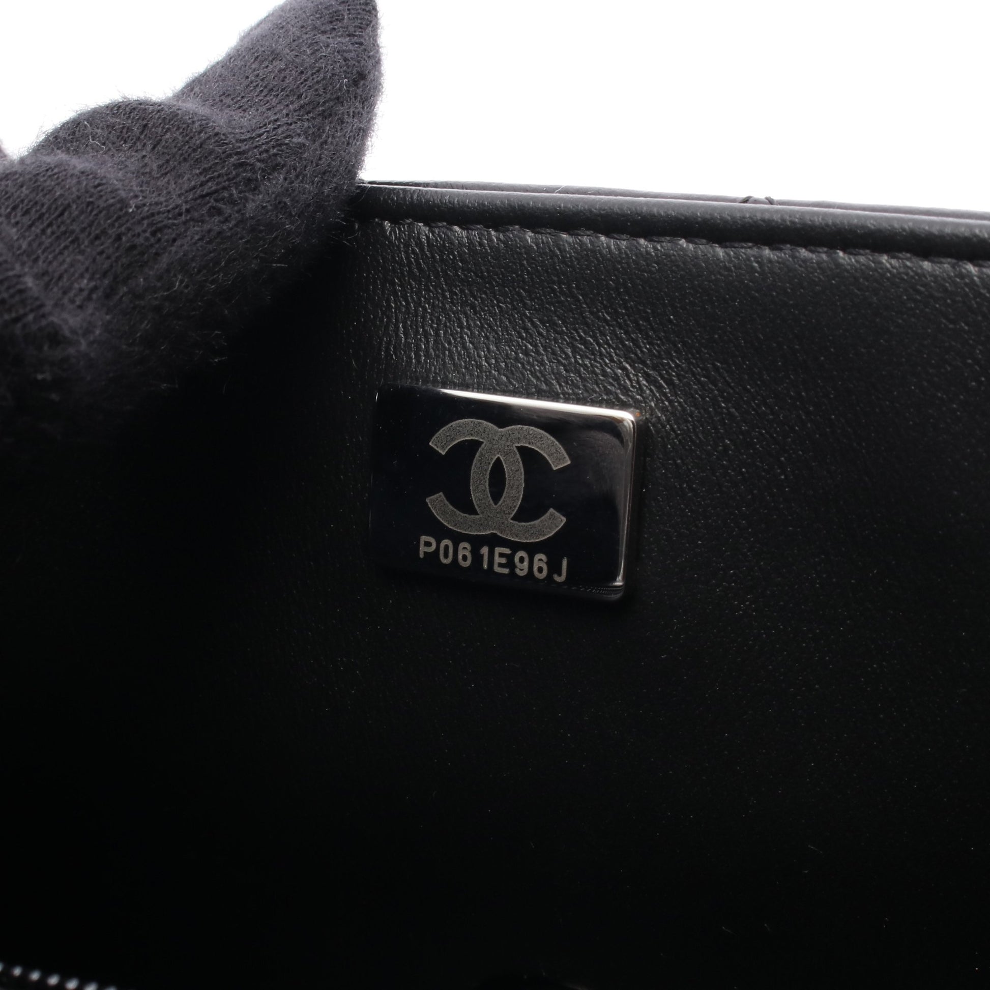 マトラッセ トップハンドル ミニ フラップ チェーンショルダーバッグ レザー ブラック ブラック金具 2WAY シャネル バッグ CHANEL