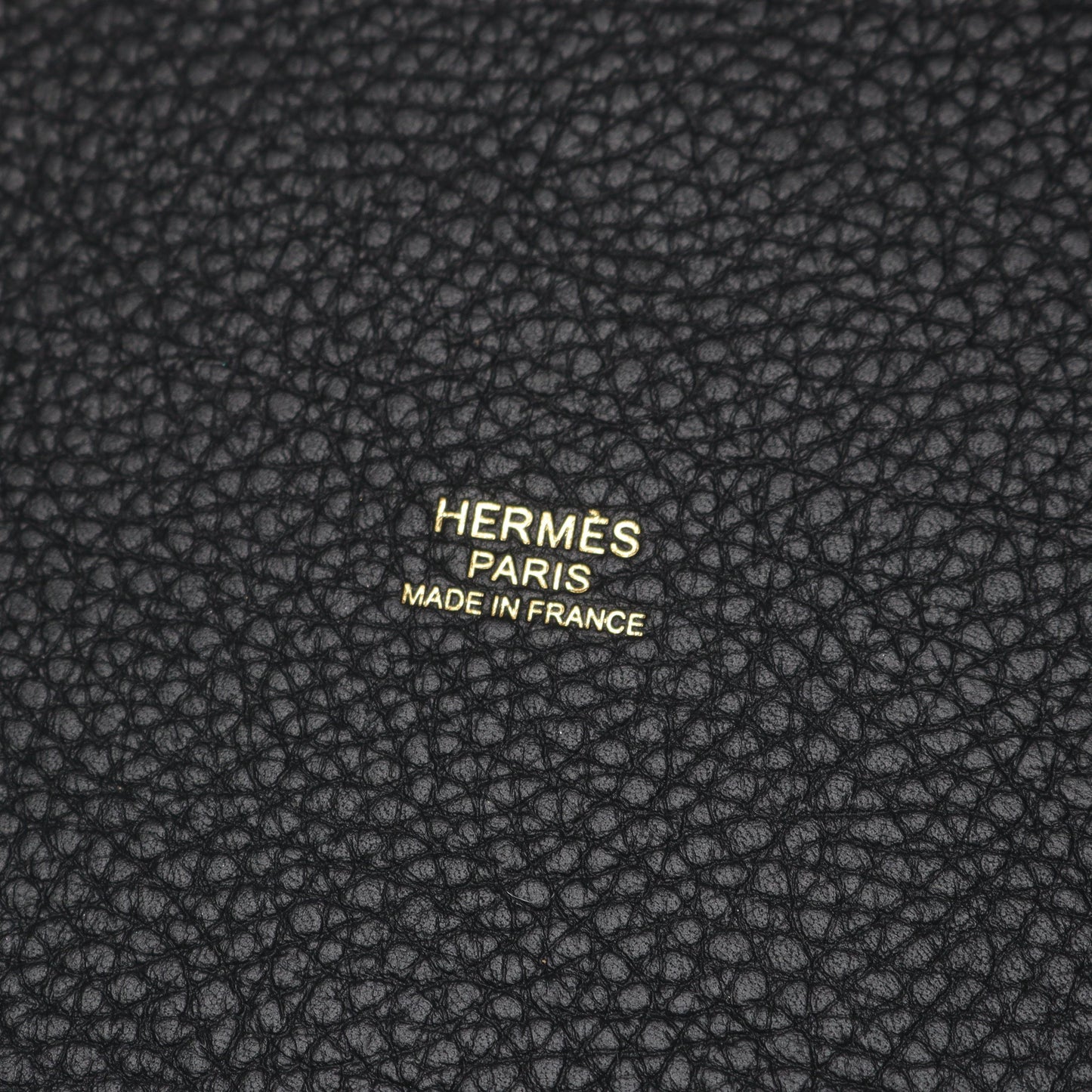 ピコタンロックPM ハンドバッグ トリヨンクレマンス ブラック ゴールド金具 Y刻印 エルメス バッグ HERMES