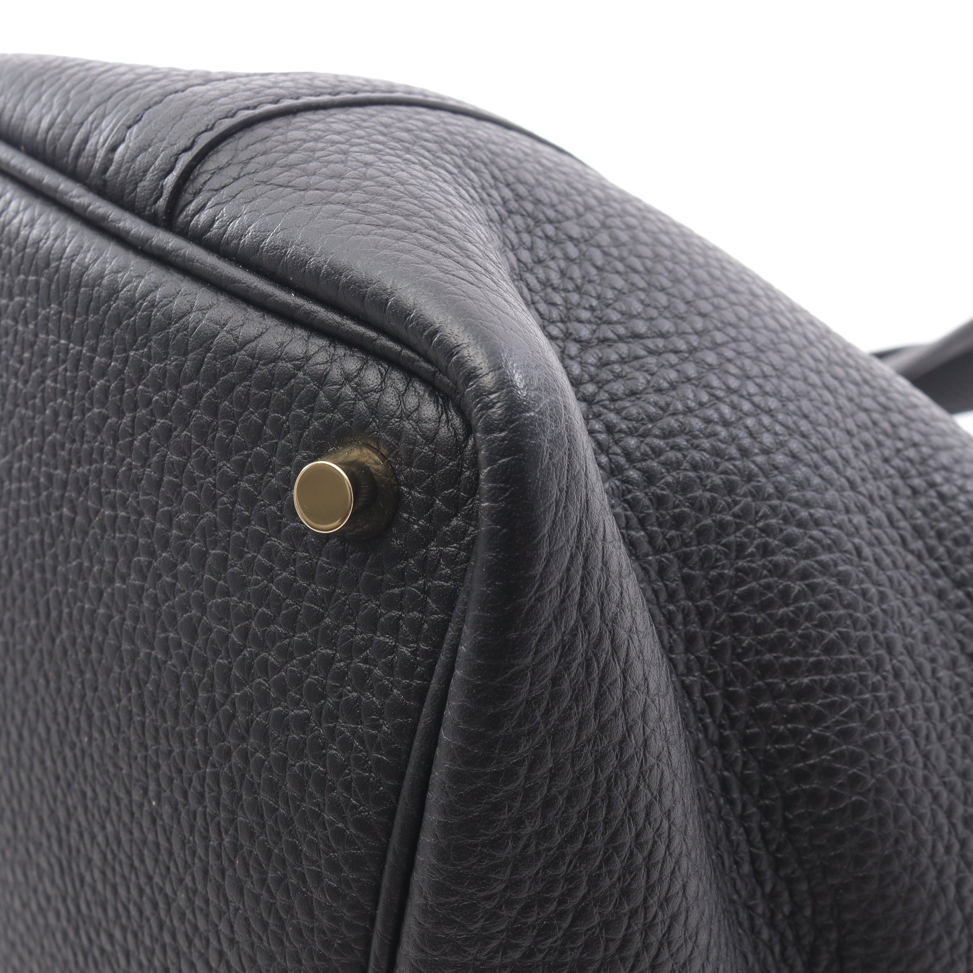 ピコタンロックPM ハンドバッグ トリヨンクレマンス ブラック ゴールド金具 Y刻印 エルメス バッグ HERMES