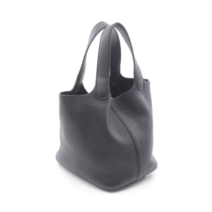 ピコタンロックPM ハンドバッグ トリヨンクレマンス ブラック ゴールド金具 Y刻印 エルメス バッグ HERMES