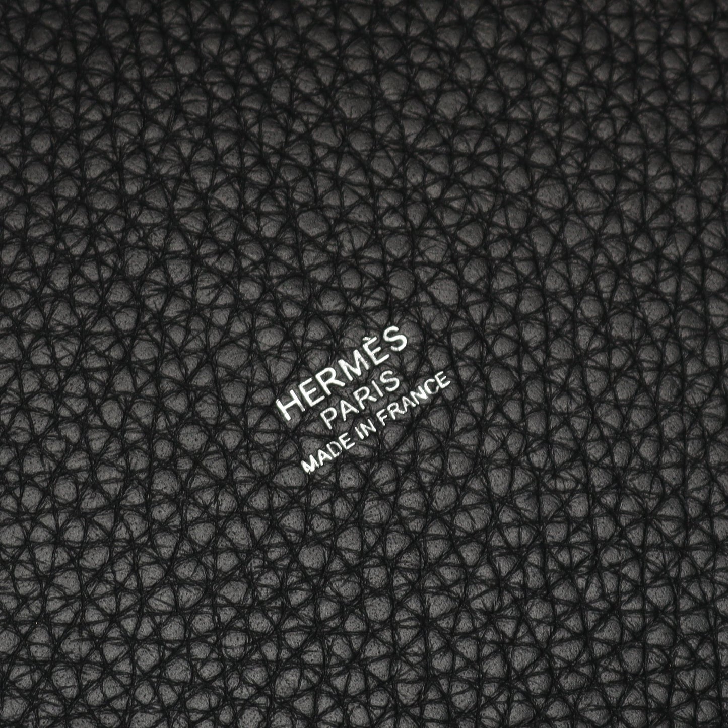 ピコタンロックMM ハンドバッグ トリヨンクレマンス ブラック シルバー金具 A刻印 エルメス バッグ HERMES
