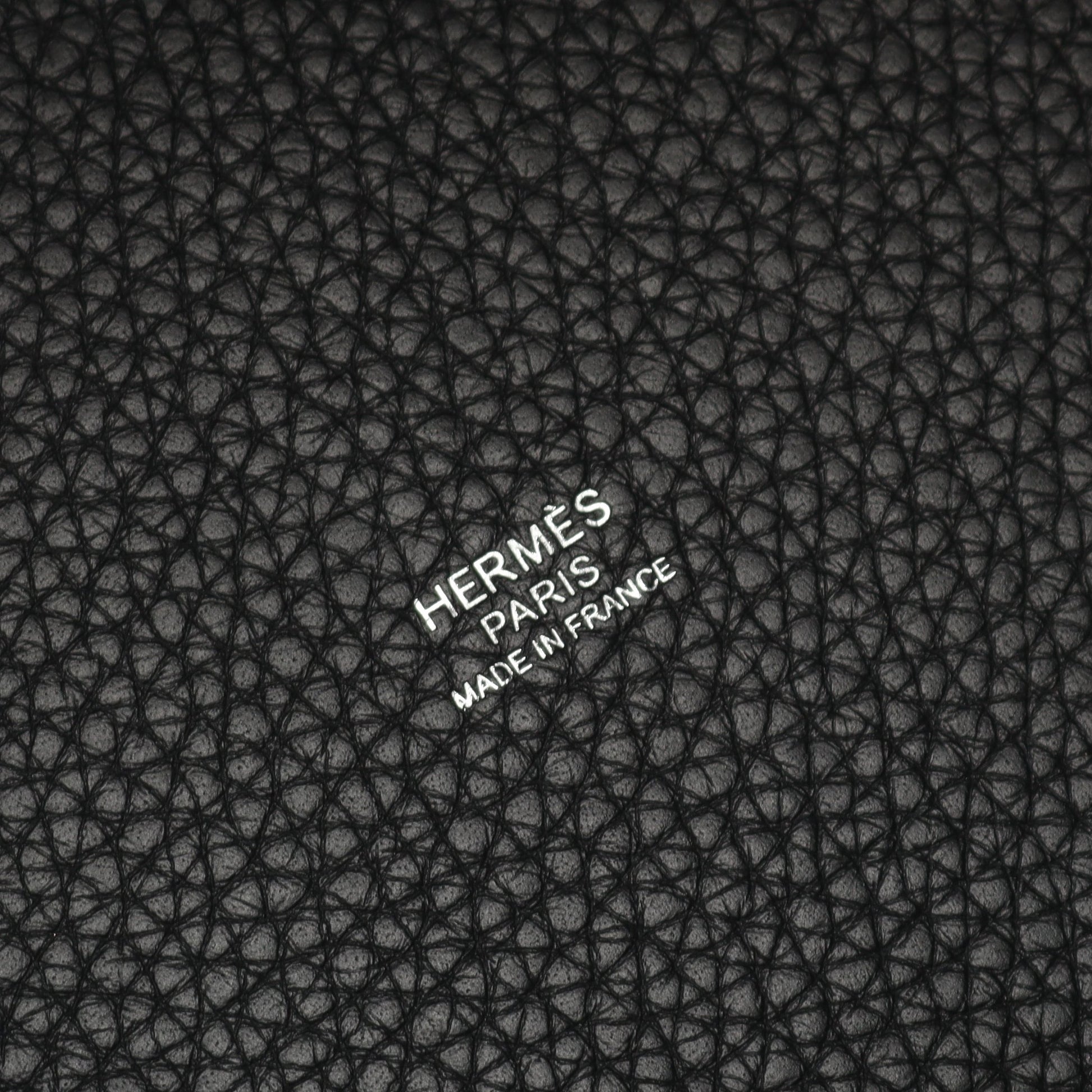 ピコタンロックMM ハンドバッグ トリヨンクレマンス ブラック シルバー金具 A刻印 エルメス バッグ HERMES