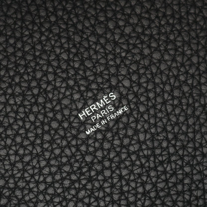 ピコタンロックMM ハンドバッグ トリヨンクレマンス ブラック シルバー金具 A刻印 エルメス バッグ HERMES