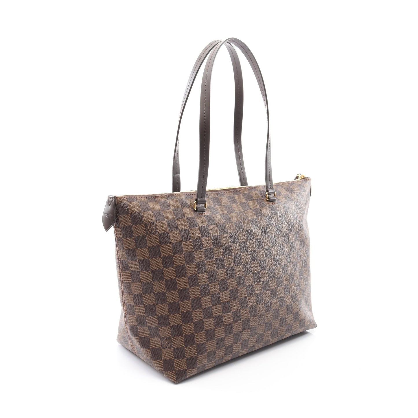 イエナMM ダミエエベヌ ショルダーバッグ トートバッグ PVC レザー ブラウン ルイヴィトン バッグ LOUIS VUITTON