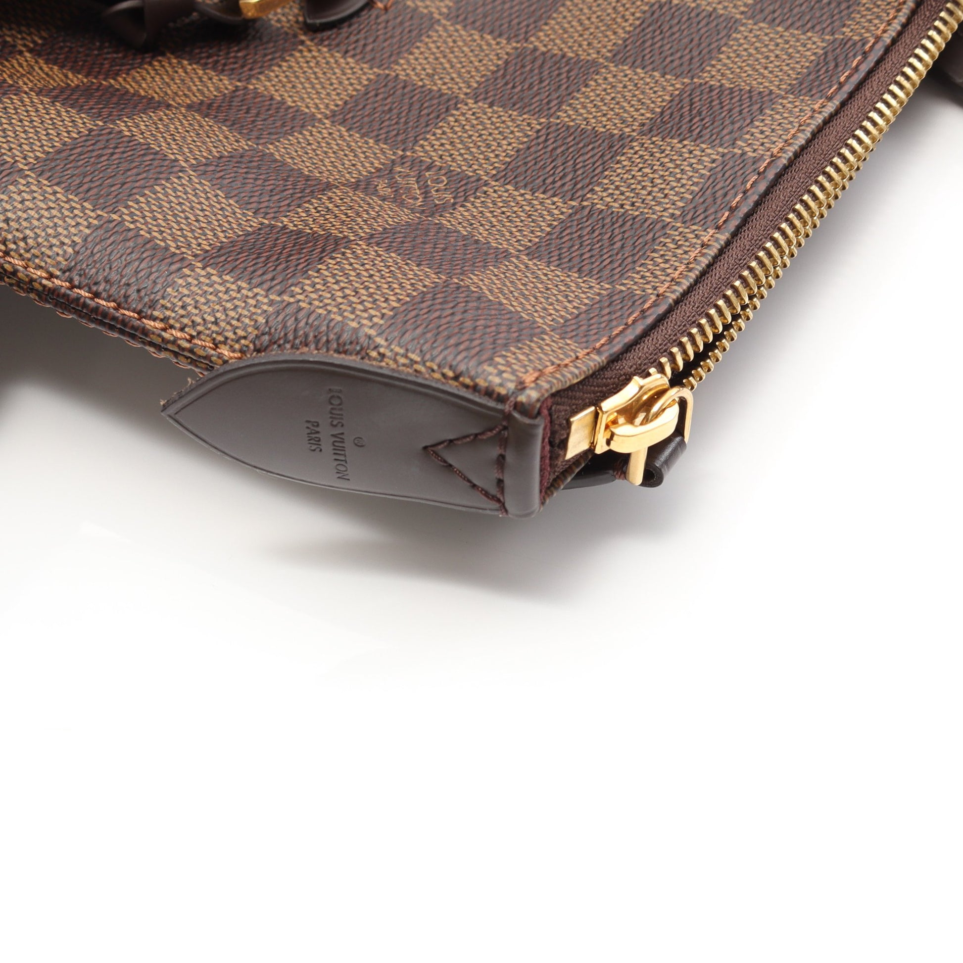 イエナMM ダミエエベヌ ショルダーバッグ トートバッグ PVC レザー ブラウン ルイヴィトン バッグ LOUIS VUITTON