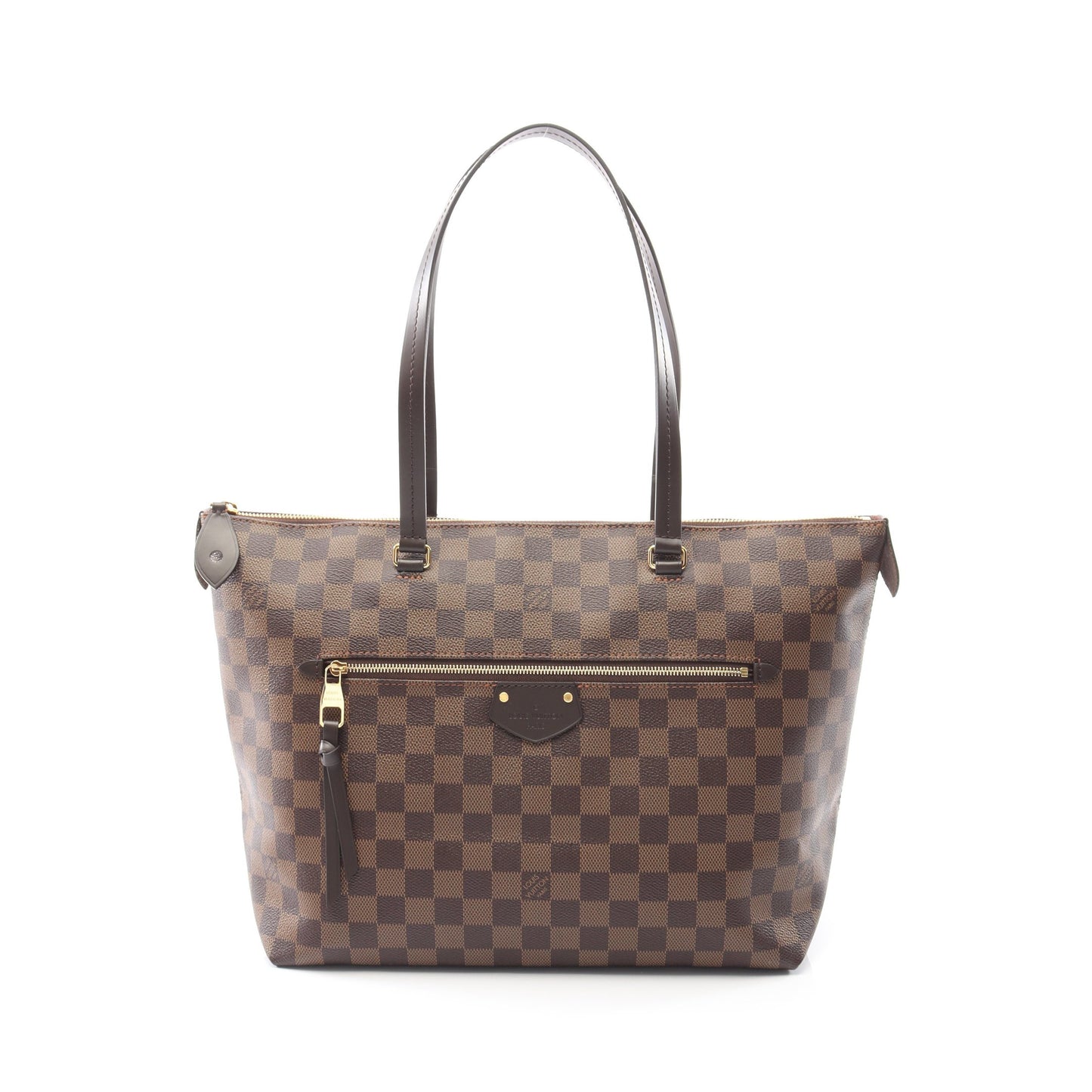 イエナMM ダミエエベヌ ショルダーバッグ トートバッグ PVC レザー ブラウン ルイヴィトン バッグ LOUIS VUITTON