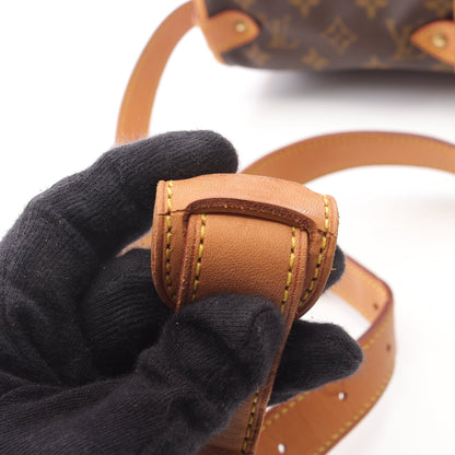 ソミュール35 モノグラム ショルダーバッグ PVC レザー ブラウン ルイヴィトン バッグ LOUIS VUITTON