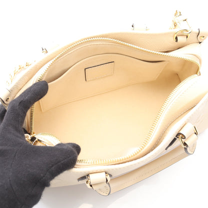 オンザゴー EW モノグラムアンプラント クレーム ハンドバッグ レザー アイボリー 2WAY ルイヴィトン バッグ LOUIS VUITTON