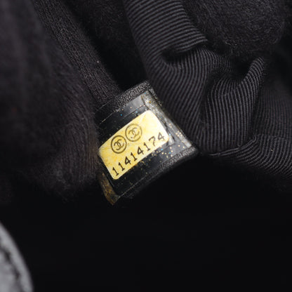 マトラッセ PST チェーンショルダーバッグ チェーントートバッグ キャビアスキン ブラック シルバー金具 シャネル バッグ CHANEL
