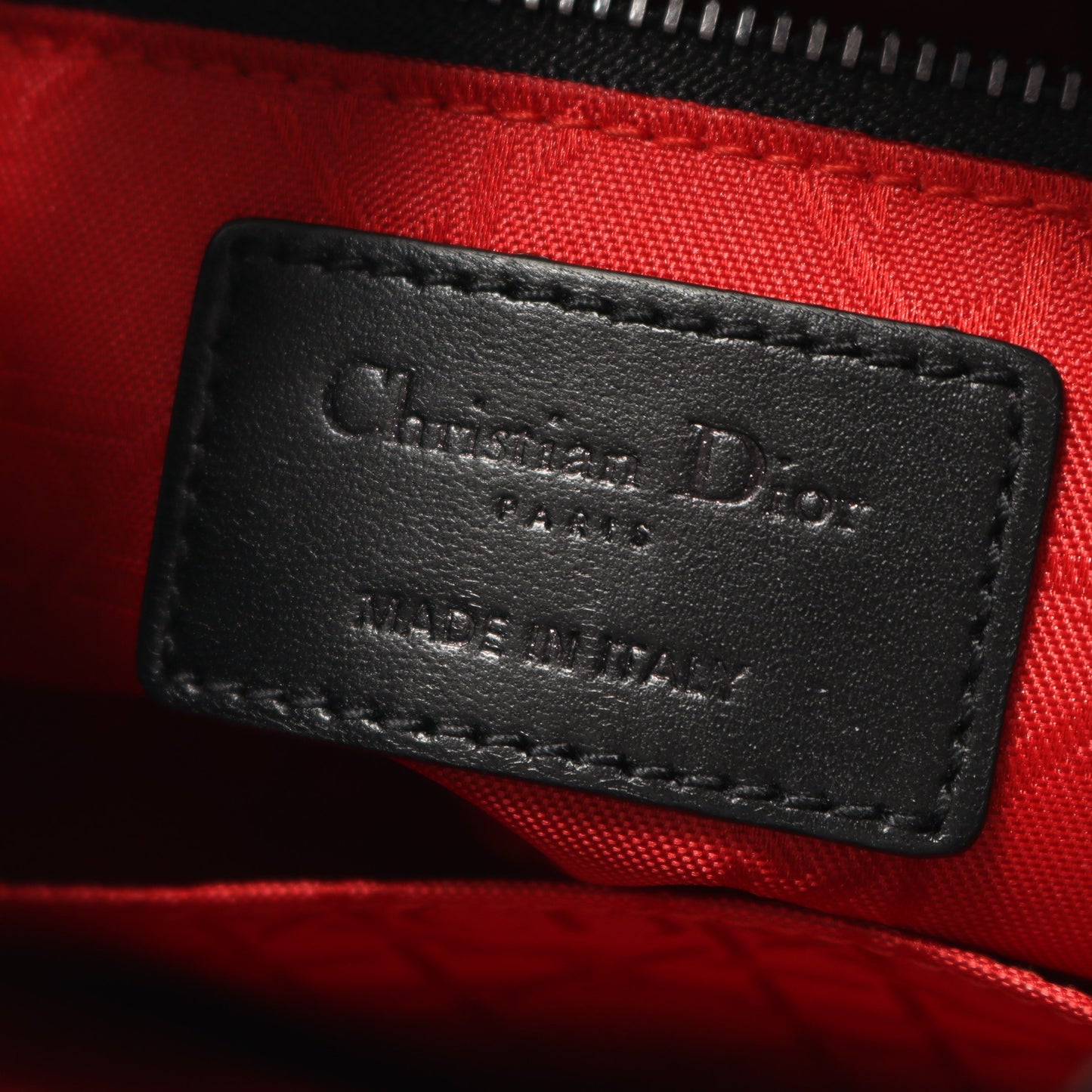 LADY DIOR MY ABCDIOR レディディオール スモール カナージュ ハンドバッグ レザー ブラック 2WAY クリスチャンディオール バッグ Christian Dior