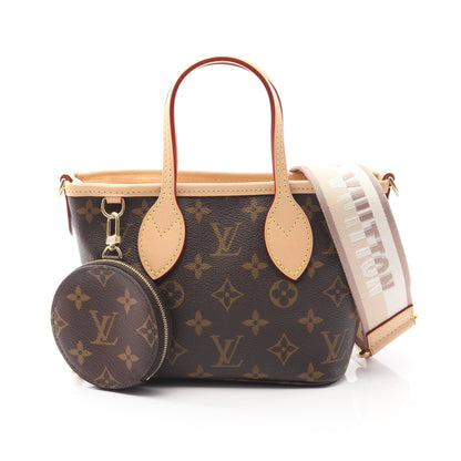 ネヴァーフルBB モノグラム ベージュ ハンドバッグ PVC レザー ブラウン 2WAY ルイヴィトン バッグ LOUIS VUITTON