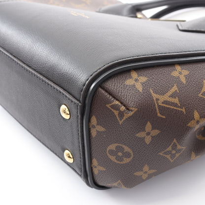 キモノPM モノグラム ノワール ハンドバッグ トートバッグ PVC レザー ブラウン ブラック 2WAY ルイヴィトン バッグ LOUIS VUITTON