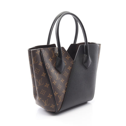 キモノPM モノグラム ノワール ハンドバッグ トートバッグ PVC レザー ブラウン ブラック 2WAY ルイヴィトン バッグ LOUIS VUITTON