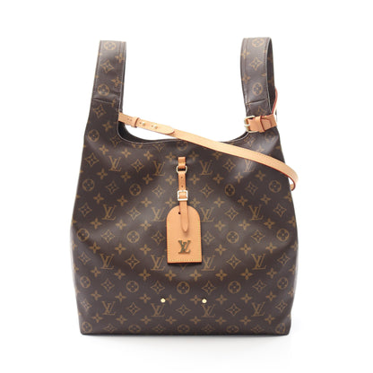 アトランティスGM モノグラム ハンドバッグ PVC レザー ブラウン 2WAY ルイヴィトン バッグ LOUIS VUITTON