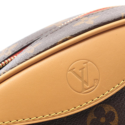 ドーヴィルMINI モノグラム ショルダーバッグ PVC レザー ブラウン ルイヴィトン バッグ LOUIS VUITTON