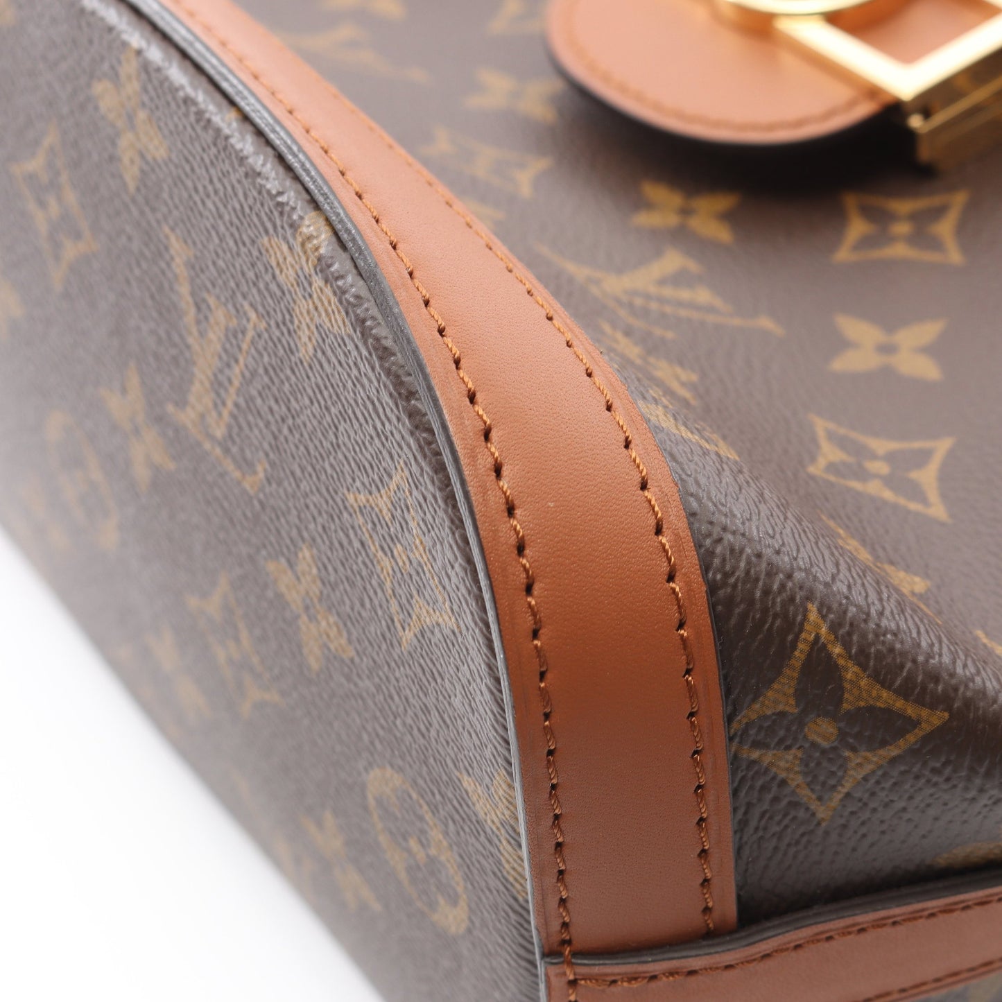 ドーフィーヌ バックパック モノグラムリバース バックパック リュックサック PVC レザー ブラウン ルイヴィトン バッグ LOUIS VUITTON
