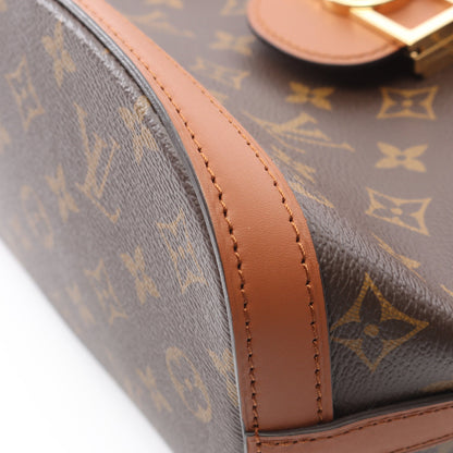ドーフィーヌ バックパック モノグラムリバース バックパック リュックサック PVC レザー ブラウン ルイヴィトン バッグ LOUIS VUITTON