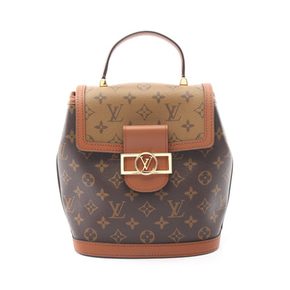 ドーフィーヌ バックパック モノグラムリバース バックパック リュックサック PVC レザー ブラウン ルイヴィトン バッグ LOUIS VUITTON