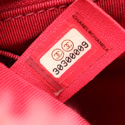 ミニマトラッセ チェーンショルダーバッグ ツイード ボア ピンクパープル ピンク ゴールド金具 シャネル バッグ CHANEL