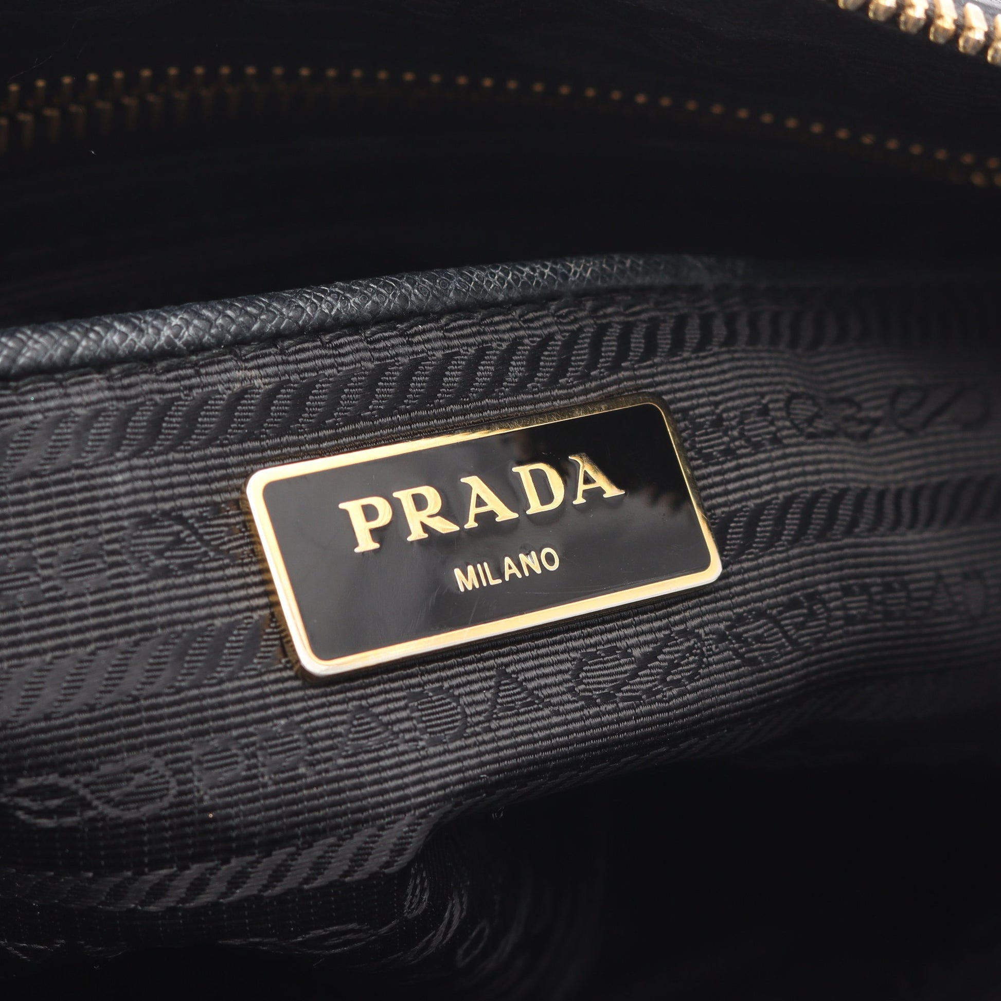 TESSUTO SAFFIANO ハンドバッグ ナイロン サフィアーノレザー ブラック 2WAY プラダ バッグ PRADA