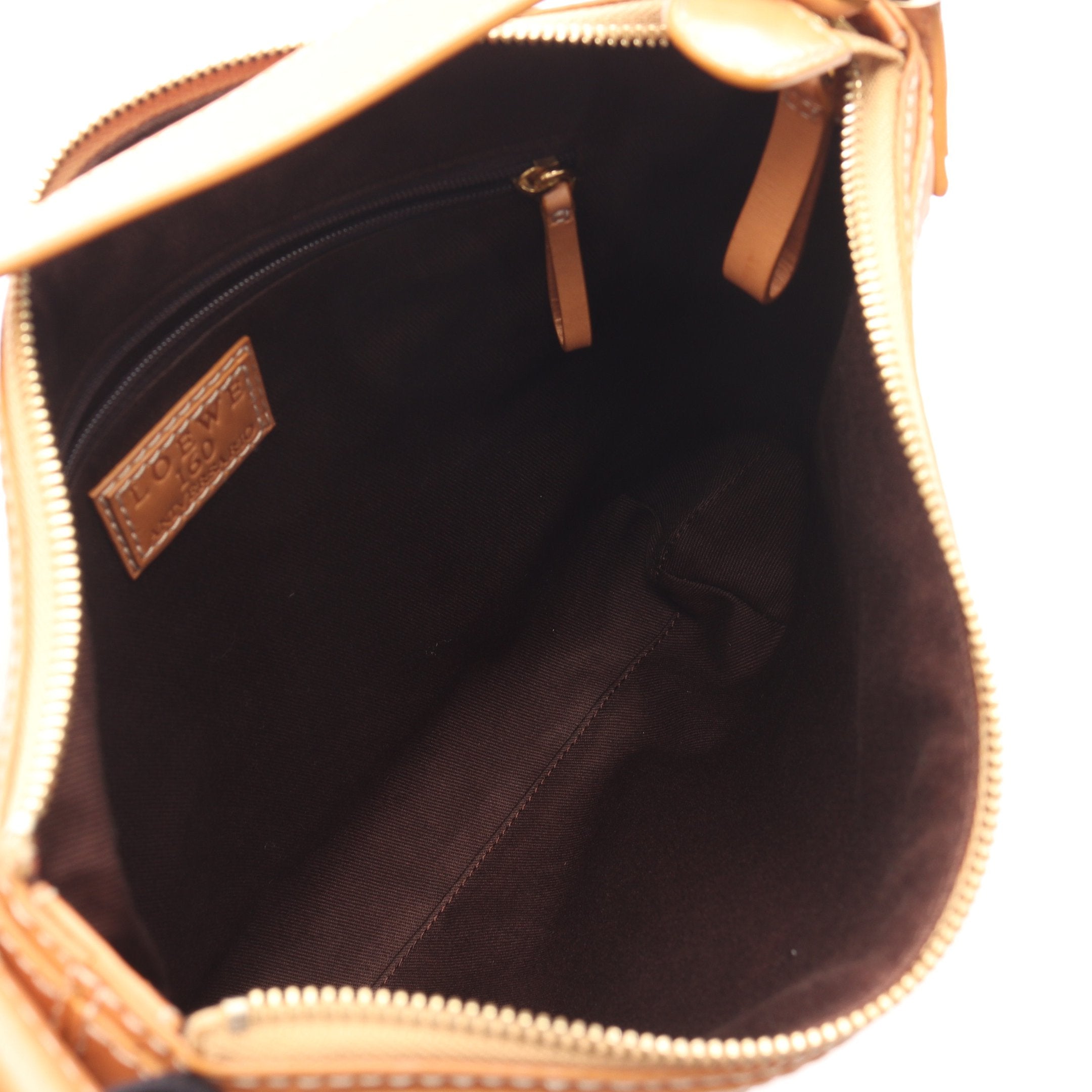 160 ANIVERSARIO ワンショルダーバッグ レザー ライトブラウン