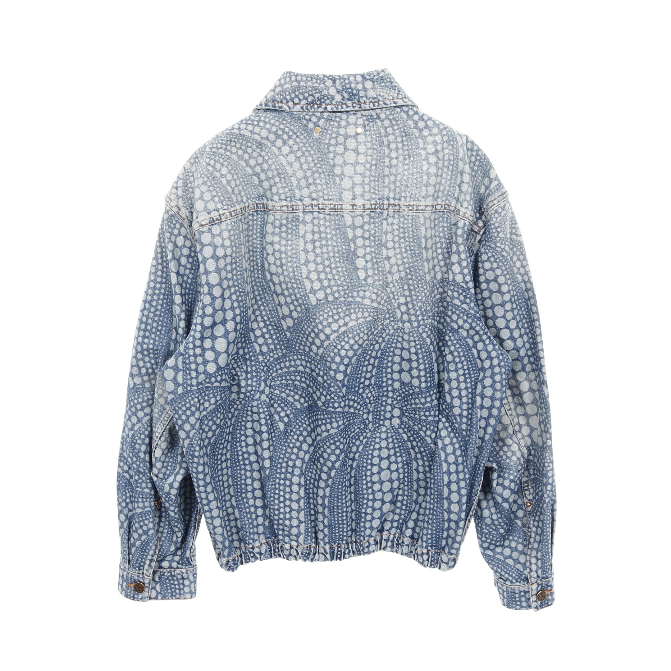 LV × YK オールオーバーパンプキンドット ジップアップ デニム