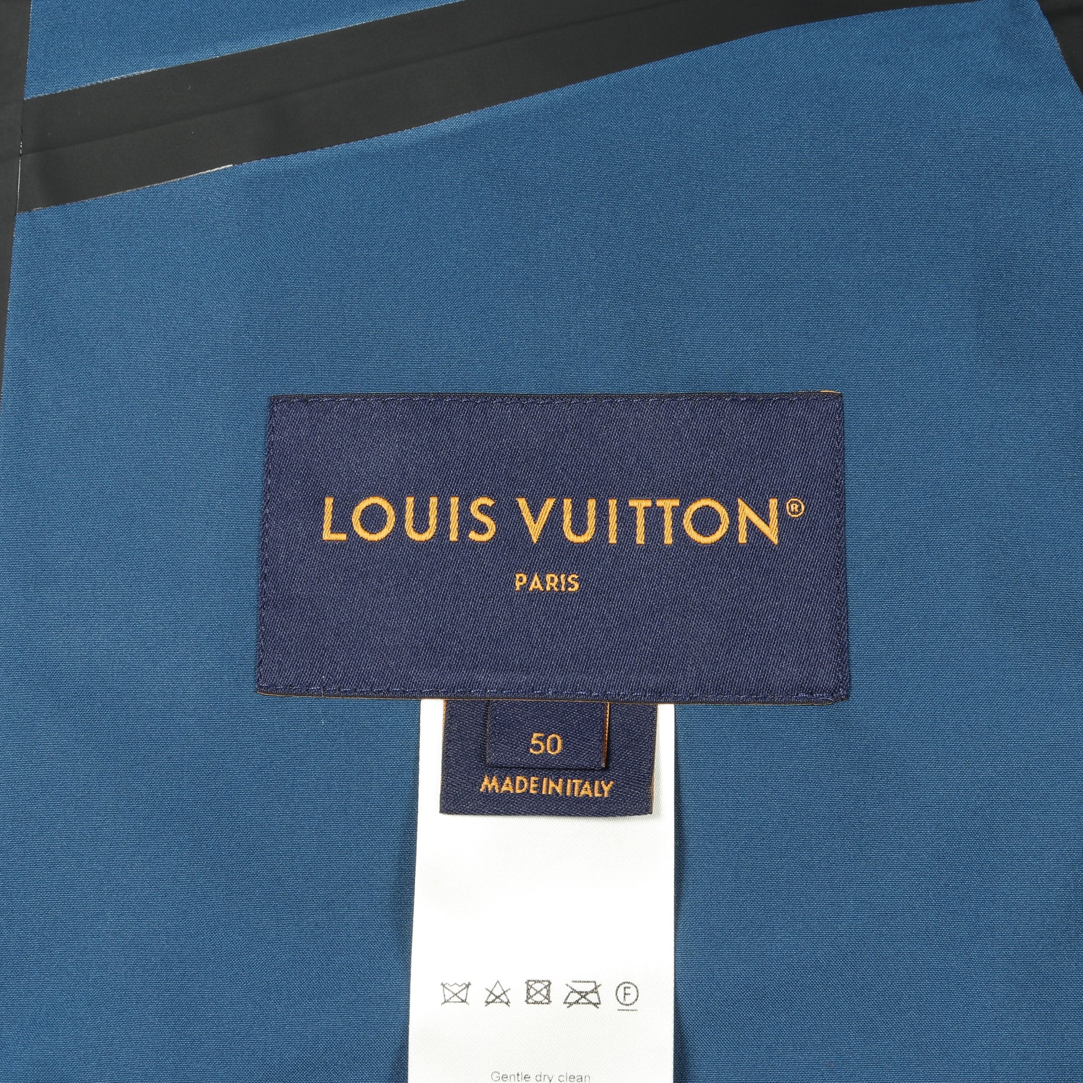 Louis Vuitton フード付きパーカー グリーン/デニム　新品 中古・古着通販】LOUIS VUITTON (ルイ ヴィトン) 22AW デニム切替